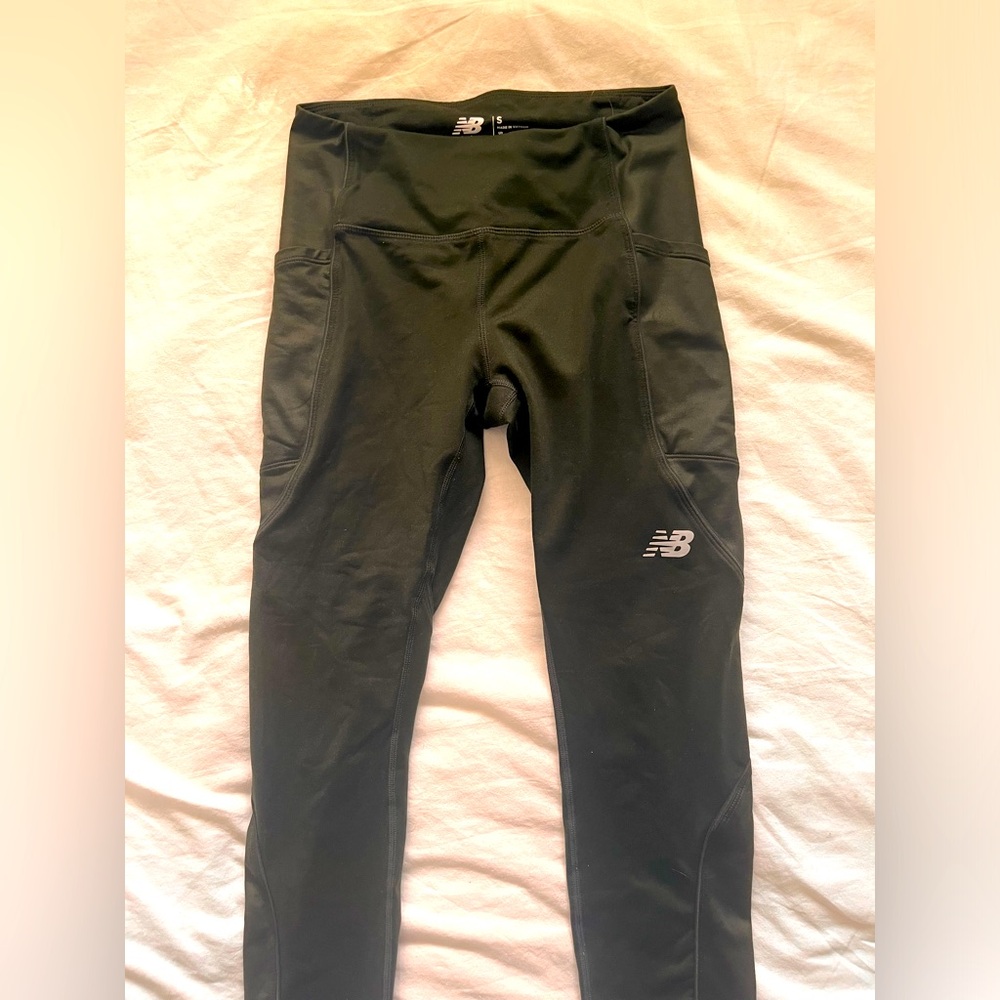 7/8 length new balance - thermal technology running leggings